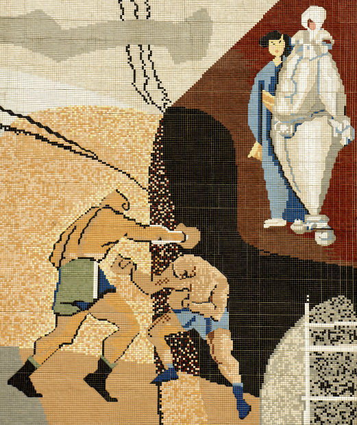 Pershing Center mural